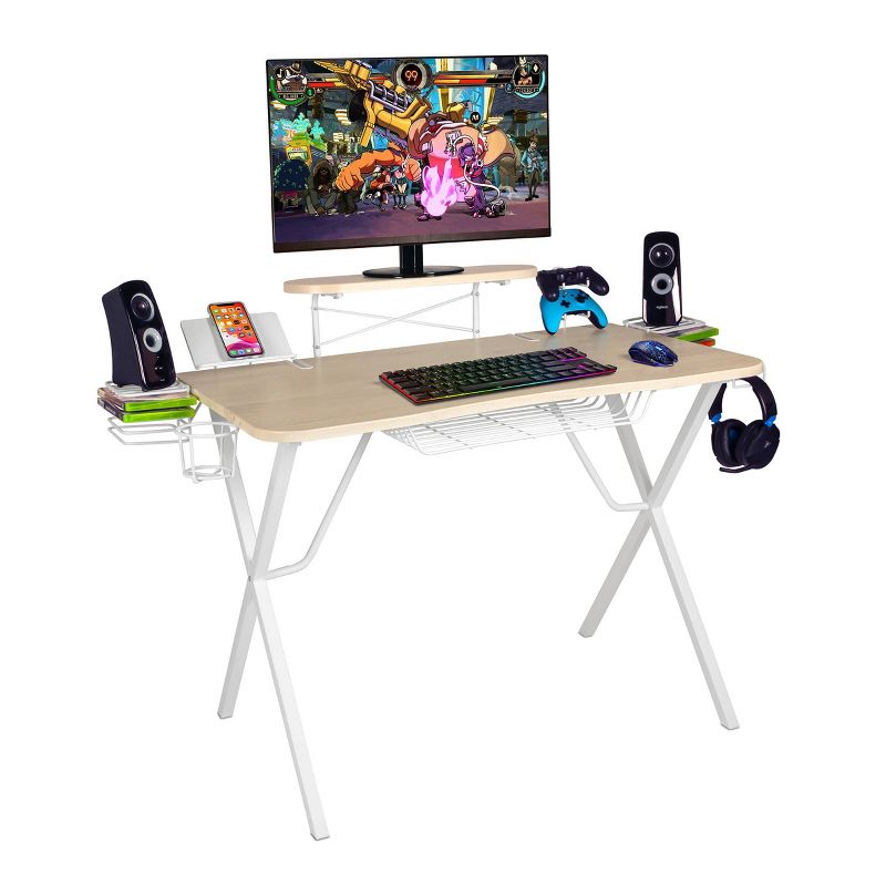 Gaming Desk Pro Curved Front White - Atlantic, 2 of 10