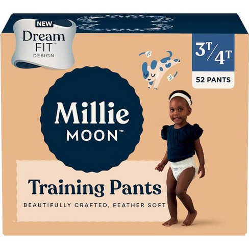  EZ Moms 4 Packs Training Pants 3t-4t High Waist