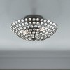 Livex Lighting Cassandra 2 - Light Semi-Flush Mount in  Black - 3 of 4