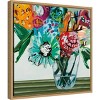 16" x 16" Sherbet Floral Bouquet by A. Fitzsimmons Framed Wall Canvas - Amanti Art: Abstract Botanical Lithograph, Modern Decor - 2 of 4