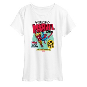 Women's - Marvel - Heroes Spider-Man Iron Man Short Sleeve Graphic T-Shirt - 1 of 4