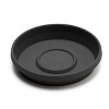 Bloem Terra 10" Round Resin Plant Saucer for Indoor and Outdoor Gardening, Black - 3 of 4