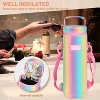Tirrinia Single Wine Gift Bag, Portable Wine Cooler Bag, Insulated Bottle Carrier Tote, Wine Bag, Wine Lovers Must Haves, Valentine’s Day Gift Idea - 4 of 4