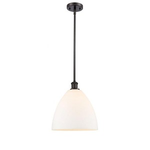 Bristol Glass - 1 Light Mini Pendant In Industrial Style-12.75 Inches Tall and 12 Inches Wide - 1 of 1