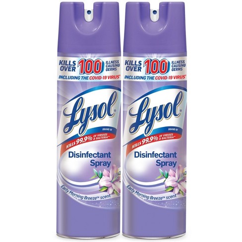 Lysol Early Morning Breeze Disinfectant Spray - 19oz/2ct : Target