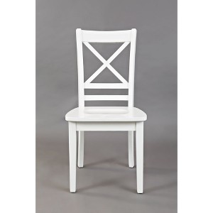 Jofran,Simplicity Solid Wood Classic Cross-Back Dining Chair (Set of 2) - 1 of 4