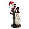 Kurt Adler 11-Inch Disney Nightmare Before Christmas Jack Skellington with Snowman Nutcracker - image 2 of 4