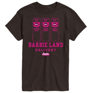 Men's - Barbie - Barbie Land Delivery Milk Short Sleeve Graphic T-Shirt - 1 of 3