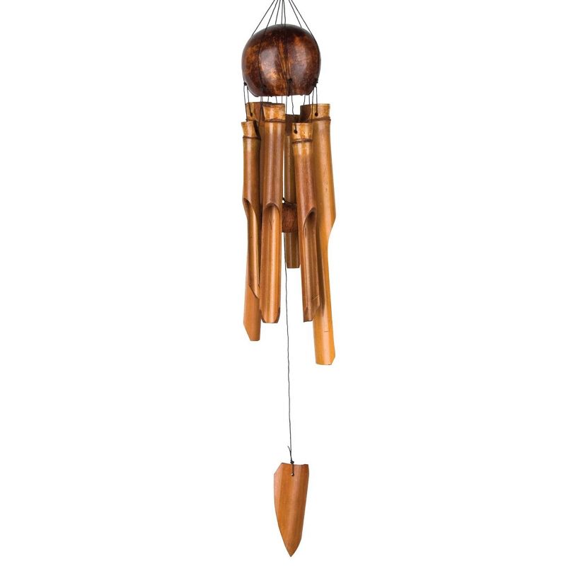 Woodstock Wind Chimes For Outside, Garden Décor, Outdoor & Patio Décor, Whole Coconut Chime Wind Chimes, 3 of 7