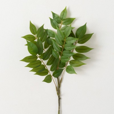 Sullivans Artificial Bold Green Ruscus Spray 2"H; Green