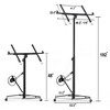 16 FT Drywall Lift, 150 LBS Heavy Duty Drywall Panel Hoist, Sheetrock Lift with 3 Lockable Wheels, 360° Adjustable Drywall Jack Lift - 2 of 4