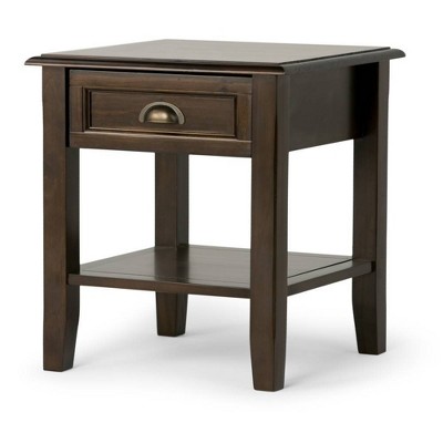 18" Portland End Table Mahogany Brown - WyndenHall