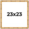 PosterPalooza | 23x23 Bamboo Picture Frame, UV Acrylic, 4 Finishes - Brown, Black, Gold, and Natural - 2 of 4