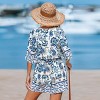 Women's Boho Chic Floral Print Beach Romper with Belt - Cupshe - 4 of 4