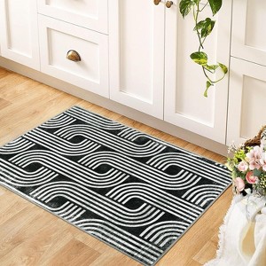 Area Rug, Anti Slip, Washable Area Rug, Pet Friendly, Faux Cashmere Modern Carpet for Living Room Bedroom - 1 of 4