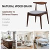 NicBex Modern Upholstered  Dining Chairs Set of 2 with Ergonomic Backrest & Comfort Cushions,Rustic Accent Chairs for Dining Room,Living Room - 3 of 4