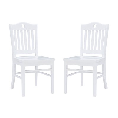 Set of 2 Tarleton Chairs White - Linon