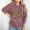 Simply Sage Market Women's Graphic Sweatshirt Leopard Turkey - 2 of 4