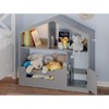Whizmax 2-Tier Kids Bookshelf - Wooden Toy Storage Organizer with Motion Sensor Light, Book Rack for Bedroom, Classroom & Playroom - 2 of 4