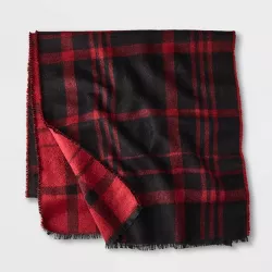 Men's Woven Plaid Scarves - Goodfellow & Co™ Red