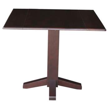 36" Sanders Square Dual Drop Leaf Dining Table - International Concepts