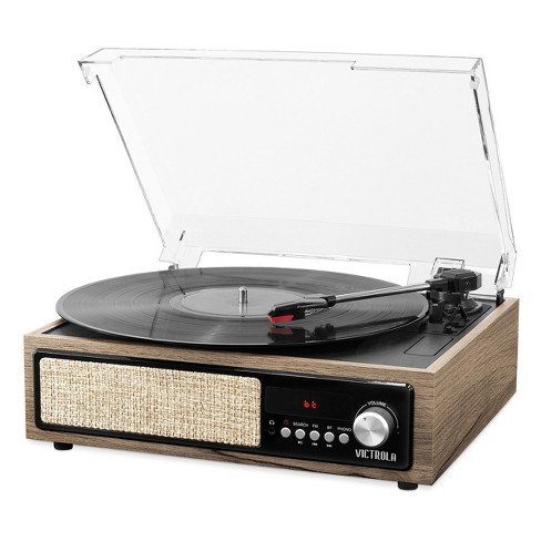 Victrola 3-in-1 Bluetooth Record Player With Built In Speakers And 3 ...