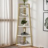 Hommoo 5-Tier Corner Shelf, 70" Tall Corner Ladder Shelf Small Bookshelf - 2 of 4