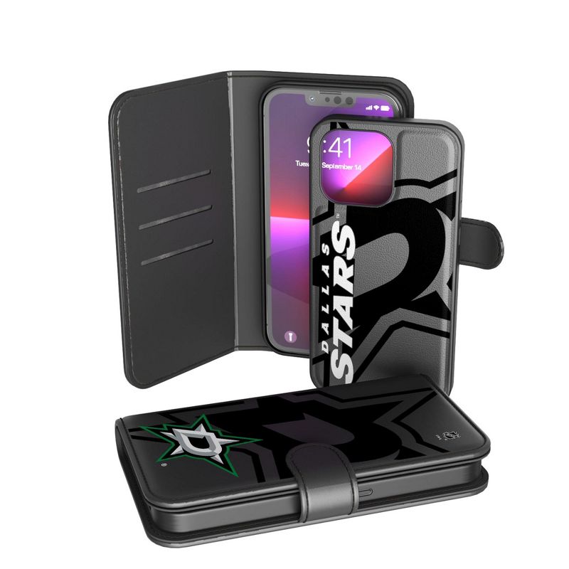 Keyscaper Dallas Stars Monocolor Tilt Wallet Phone Case, 1 of 2