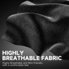 GTPLAYER Gaming Chair with Footrest, Premium Breathable Fabric, Waist Support, Linkage Armrest - 3 of 4