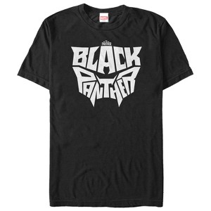 Men's Marvel Black Panther 2018 Light Hidden Mask T-Shirt - 1 of 4