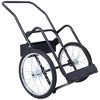 NAYSAYE Hand Truck Dolly Dual Tank Cart Durable Design for Smooth Cylinder Transport and Easy Mobility, Black, 21.5"*47.3"*28" - 4 of 4