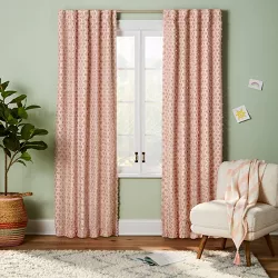 84" Blackout Clipped Dotted Panel Pink - Pillowfort™