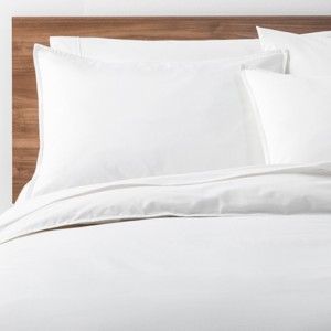 White Easy Care Solid Duvet Cover Set (Full/Queen) - Made By Design