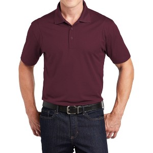 Mafoose Men's Short Sleeve Tall Micropique Sport-Wick Moisture-Wicking Polo T-shirt - 1 of 4