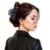 Anna-Kaci 2-Piece Translucent Marbled Hair Claw Clips Set with Curved Grip Design 4in - 4 of 4