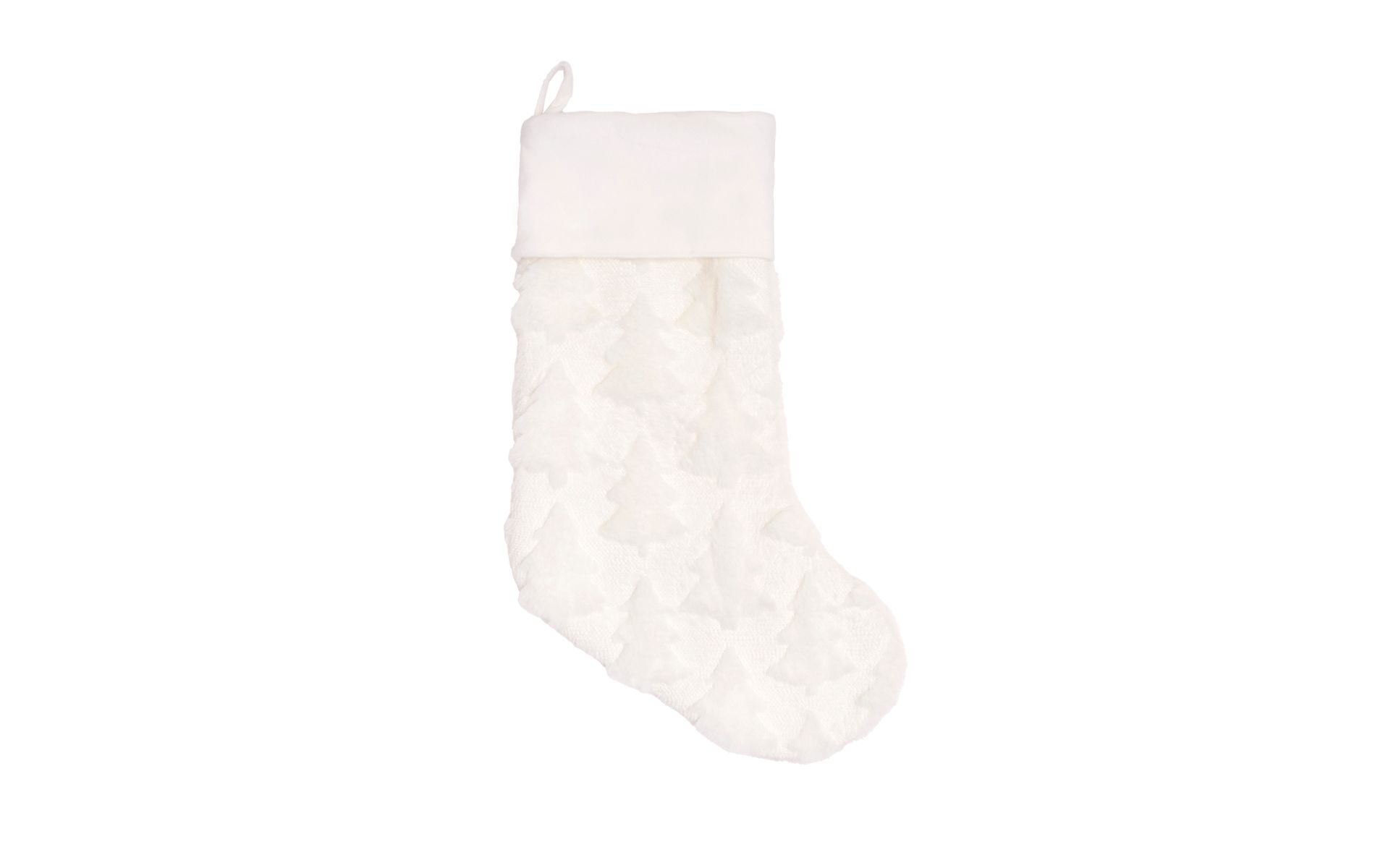C&F Home Frosted Tree Hanging Christmas Stocking 20"