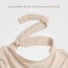 Muslin Nursing Cover for Baby Breastfeeding, Soft & Breathable Breastfeeding Cover for Mom by Comfy Cubs (new) - 3 of 4
