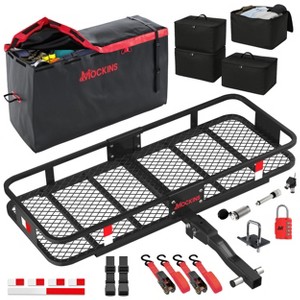 Mockins 48x18x6" Hitch Carrier | 15 Cu.Ft Cargo Bag and Packing Cubes - 1 of 4