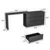 FUFU&GAGA Rotating Dresser and Desk 6 Drawer Dresser Makeup Vanity - 4 of 4
