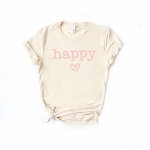 The Juniper Shop Happy Heart Girls Short Sleeve Tee - 1 of 2