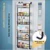 Over Door Storage Basket Carbon Steel 6-Tier Drill-Free Hanging Organizer for Bathroom & Entryway - 2 of 4