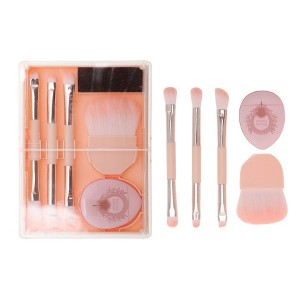 Unique Bargains Portable Makeup Brush Set 5 Pcs - 1 of 4