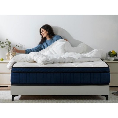 PAGED Breathable Cool Cover Memory Foam Mattress 10 Inch Hybrid Mattress with Individual Pocket Spring for Comfortable Sleep