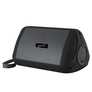 Supersonic® Bluetooth® 5-Watt-Continuous-Power Water-Resistant Portable Speaker (Black) - 1 of 4