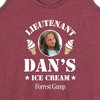 Women's - Forrest Gump - Lieutenant Dan's Ice Cream Graphic Racerback Tank - 2 of 4