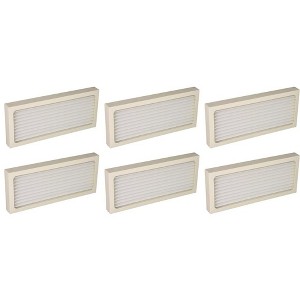 Nispira Air Filter Replacement Compatible with Hamilton Beach TrueAir Ultra Quiet True Air Purifier 04386A, 04383 04385 04384 990051000, 6 Packs - 1 of 3