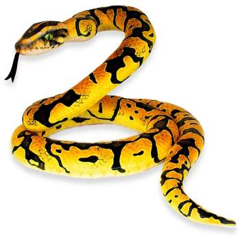 Underwraps Costumes Real Planet Python Yellow 118 Inch Realistic Soft Plush