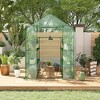 Orieon 57"x57"x77" Walk-In Greenhouse with PE Cover, 12 Shelves & Anchors for Indoor/Outdoor Gardening. - 4 of 4