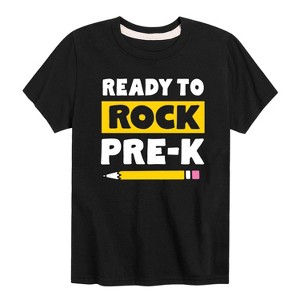 Boys' - Instant Message - Ready to Rock Pre-K Short Sleeve Graphic T-Shirt - 1 of 4