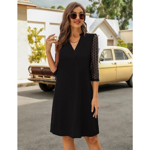 Warehouse leaf fashion tab sleeve dress